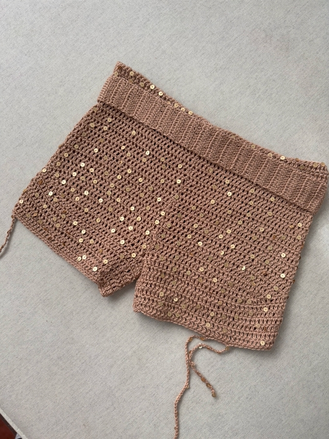 Short lentejuelas