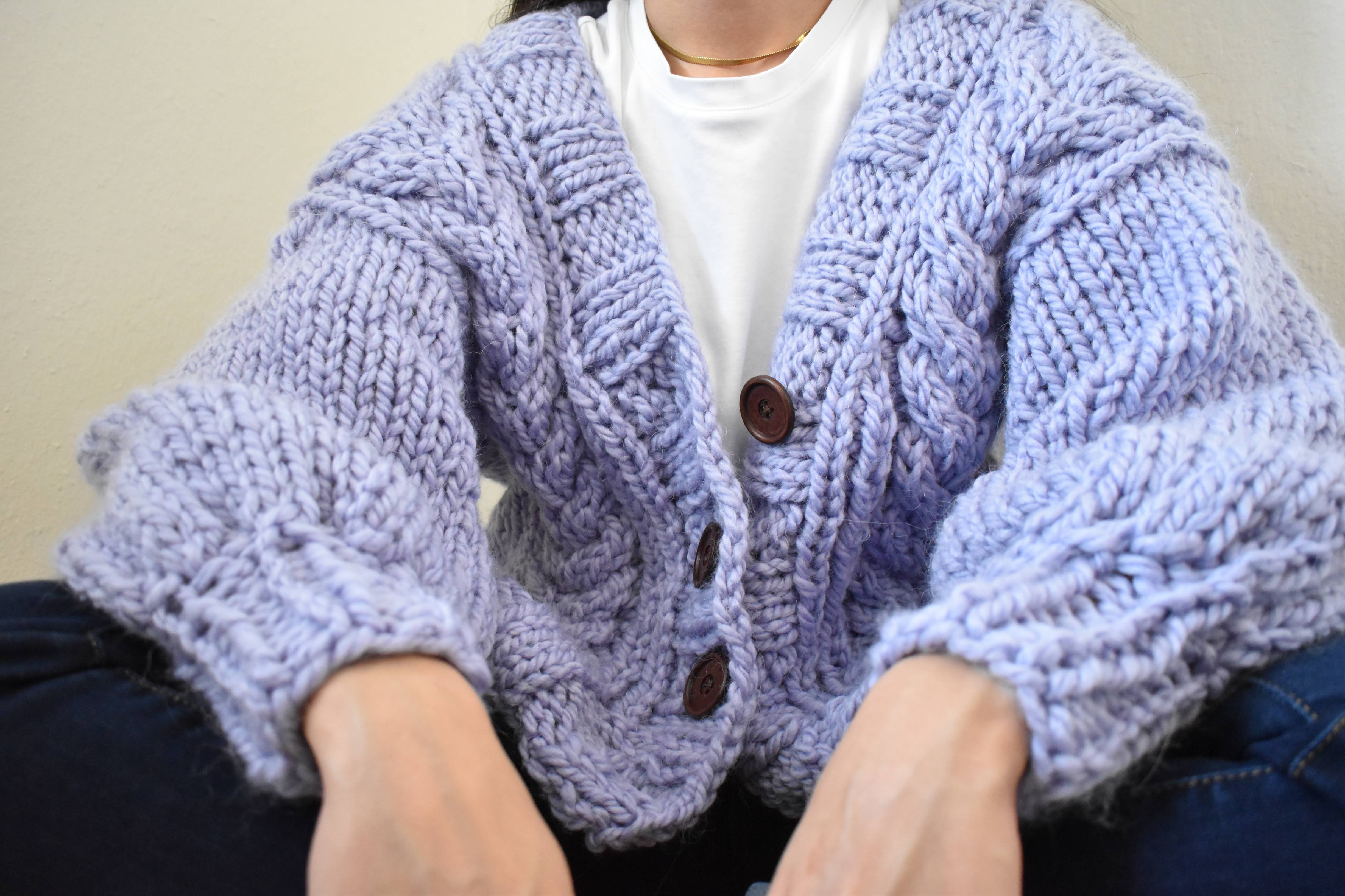 Cardigan Lavanda