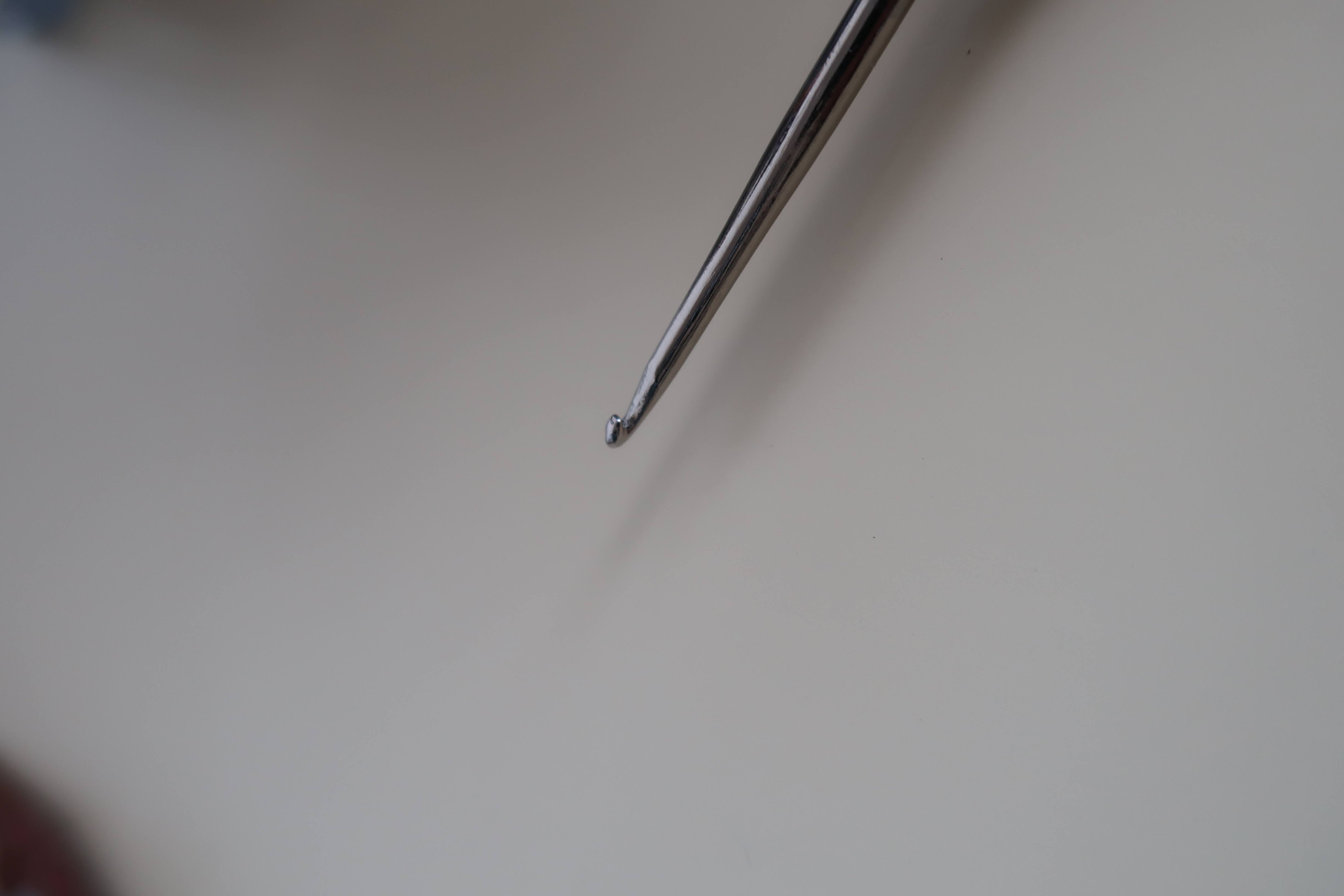 Aguja crochet ergonomica 1.5mm