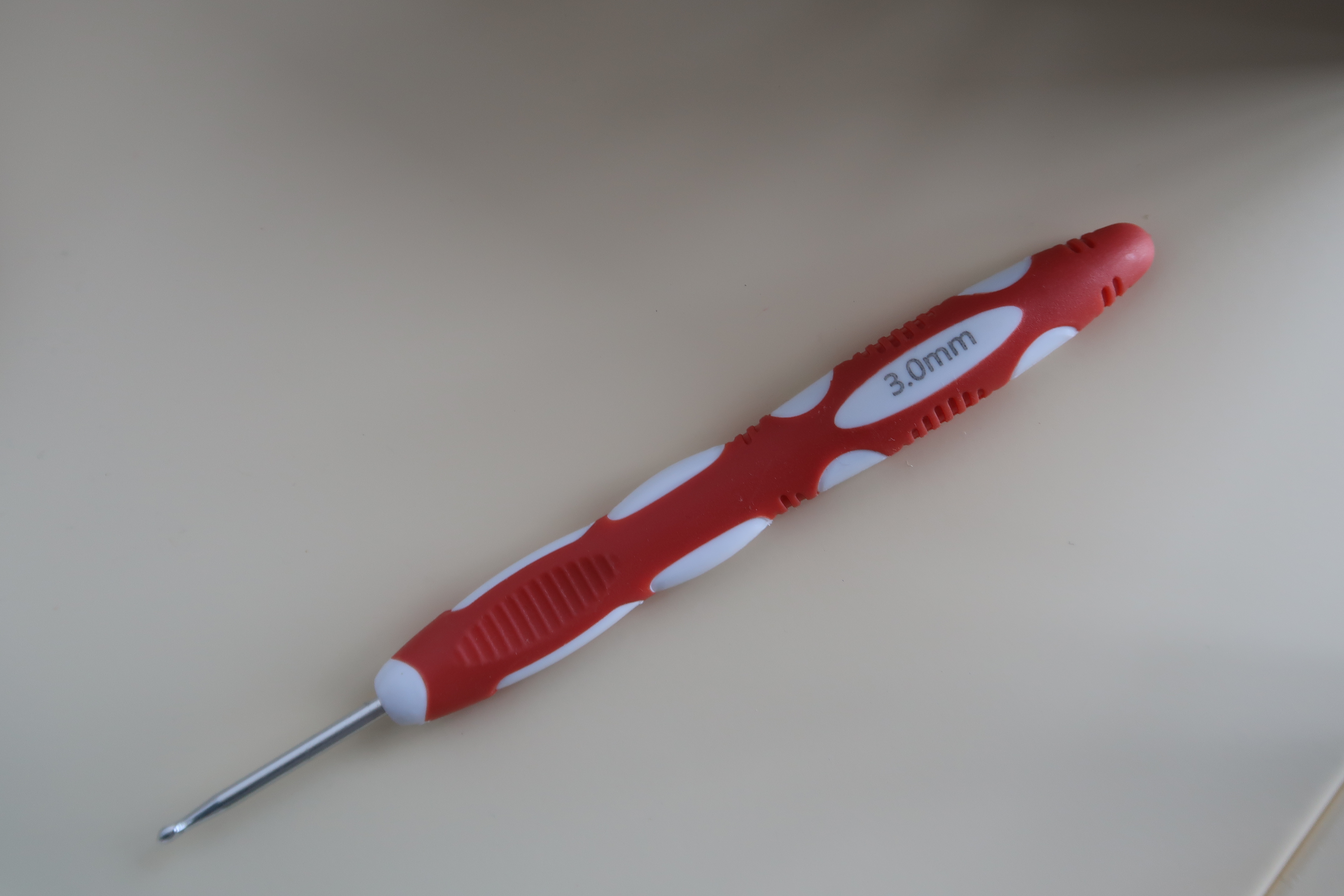 Aguja crochet ergonomica 3mm