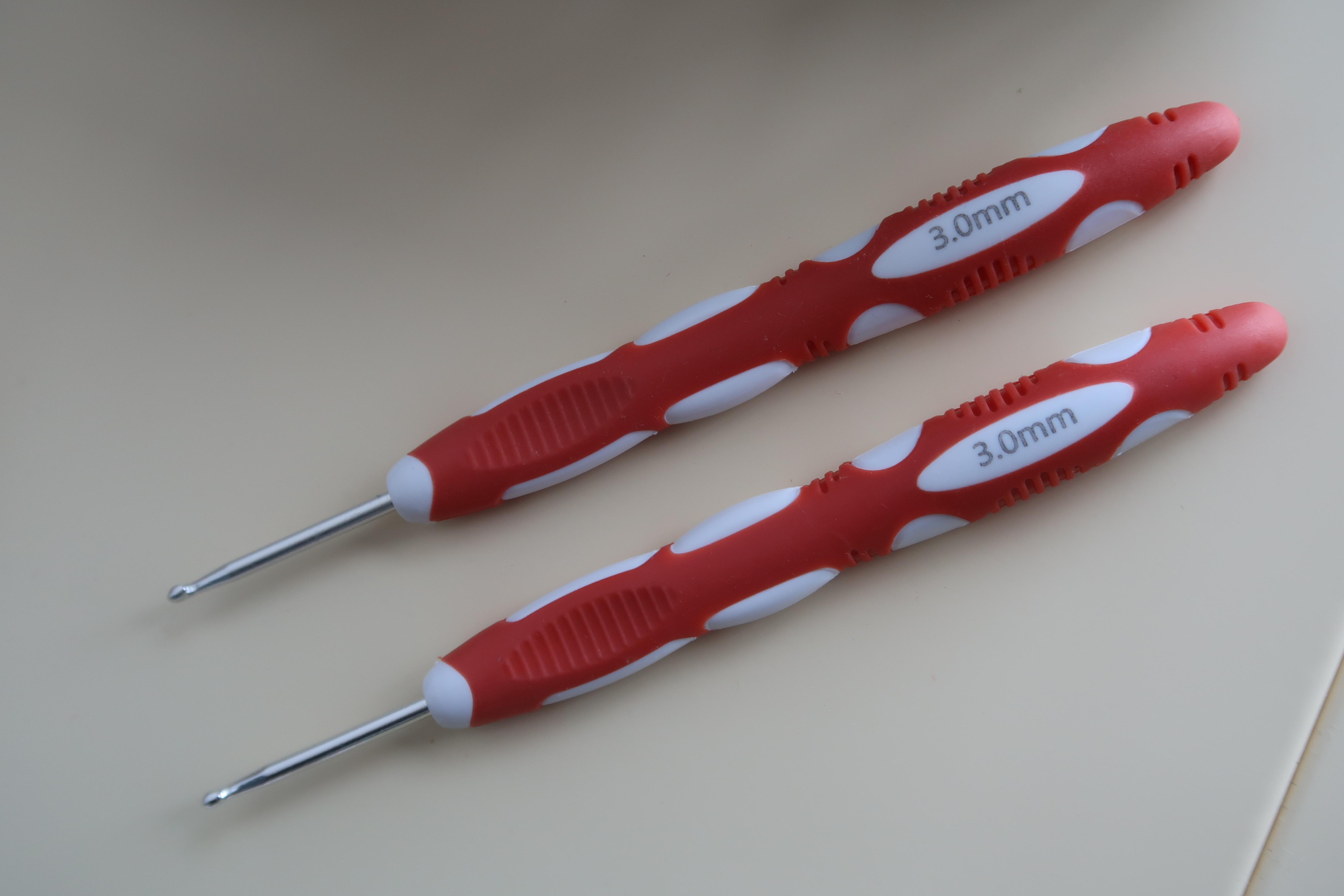 Aguja crochet ergonomica 3mm