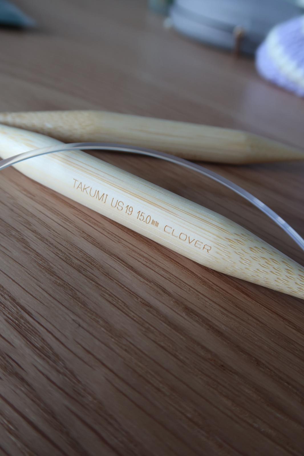 Aguja circular Bamboo 15mm 
