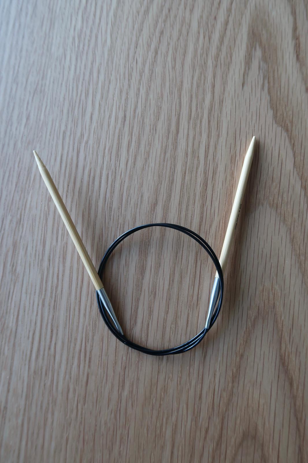 Aguja circular Bamboo 5mm 