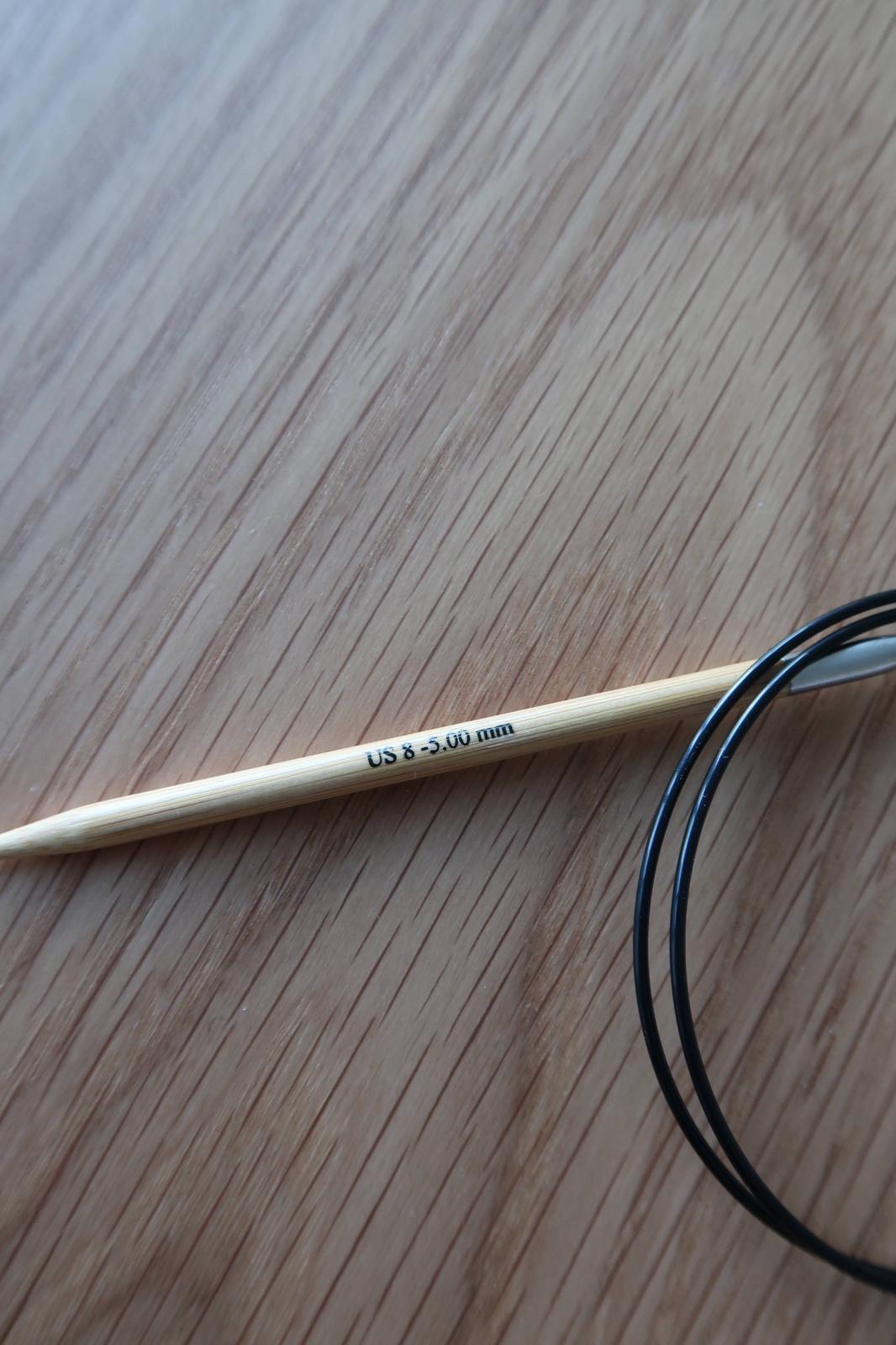 Aguja circular Bamboo 5mm 